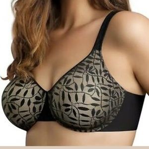 NWT 2 Olga Sheer Leave Minimizer Bra Set 38C